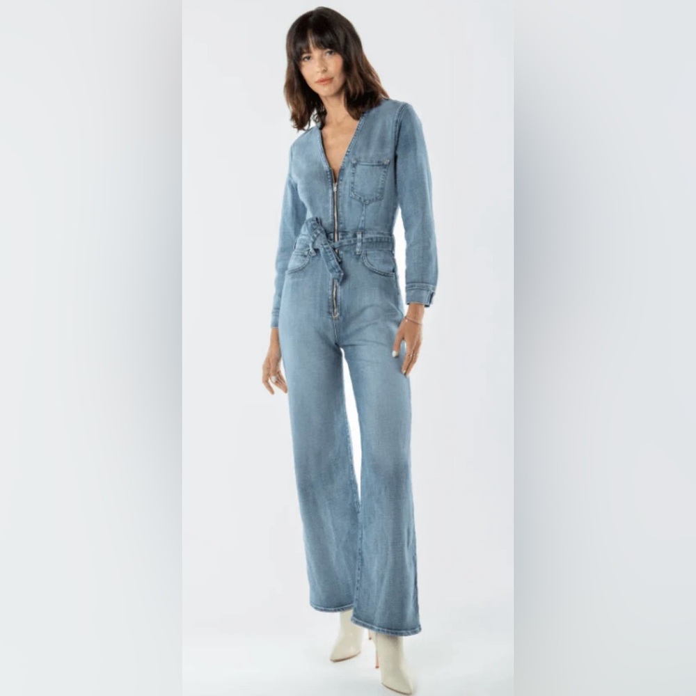 NWT Etica Lia retro denim jumpsuit